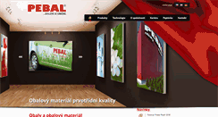 Desktop Screenshot of pebal.cz
